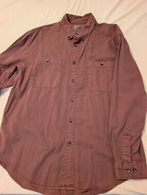 Vintage The Territory Ahead Men’s L100% Cotton Long Sleeve Button Down